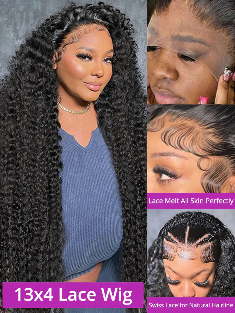 Deep Wave Lace Front Human Hair Wig