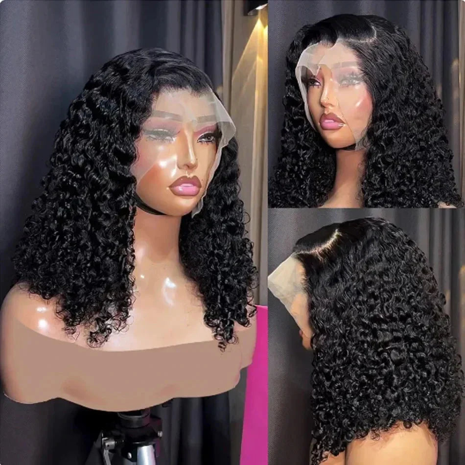 Kinky Curly Short Bob Wig