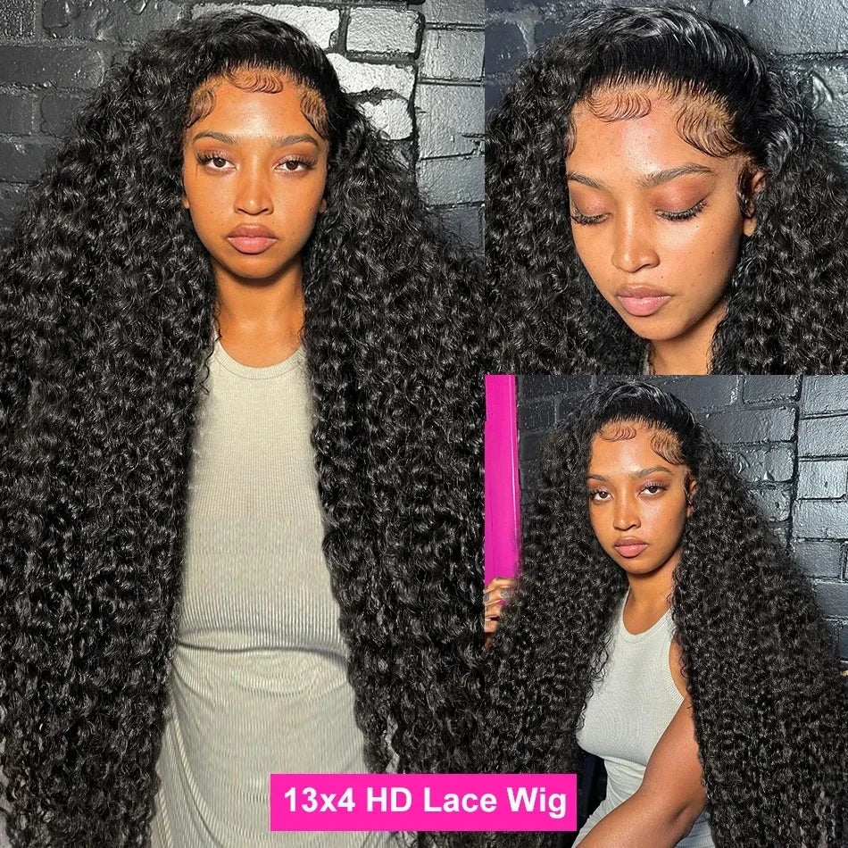 Water Deep Wave Human Hair Wigs
