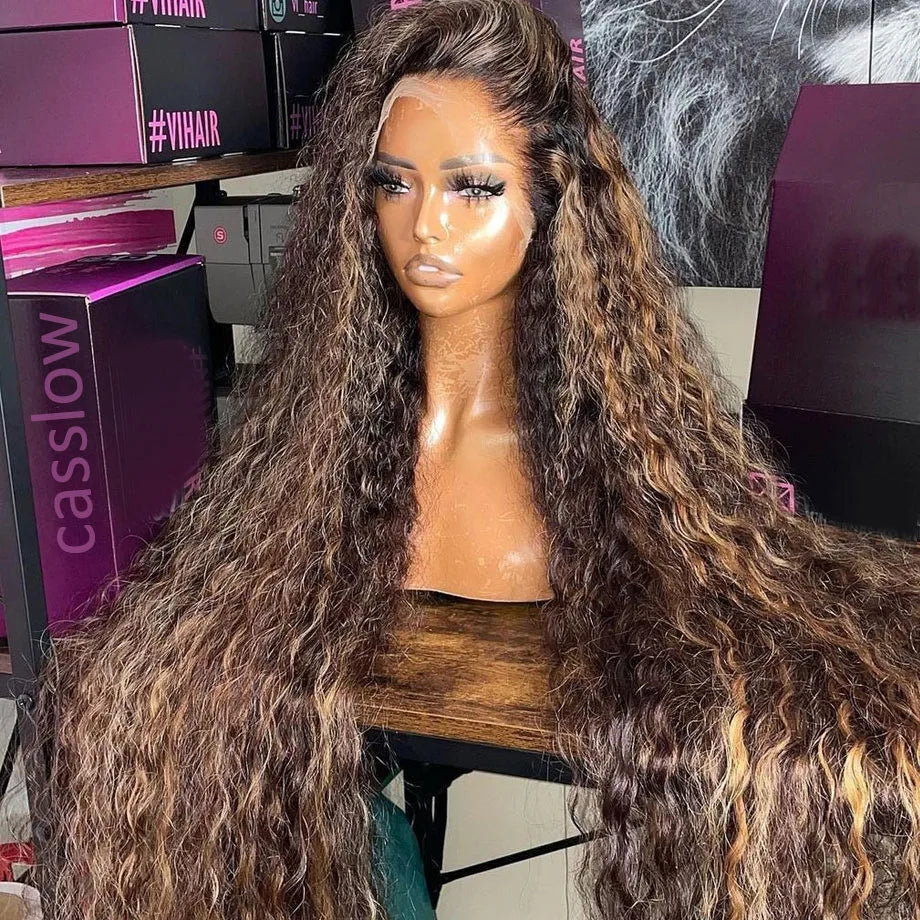 Highlight Wig Human Hair HD Lace Wig