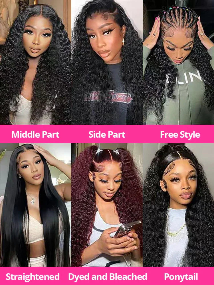 HD Deep Wave Curly Lace Front Human Hair Wig