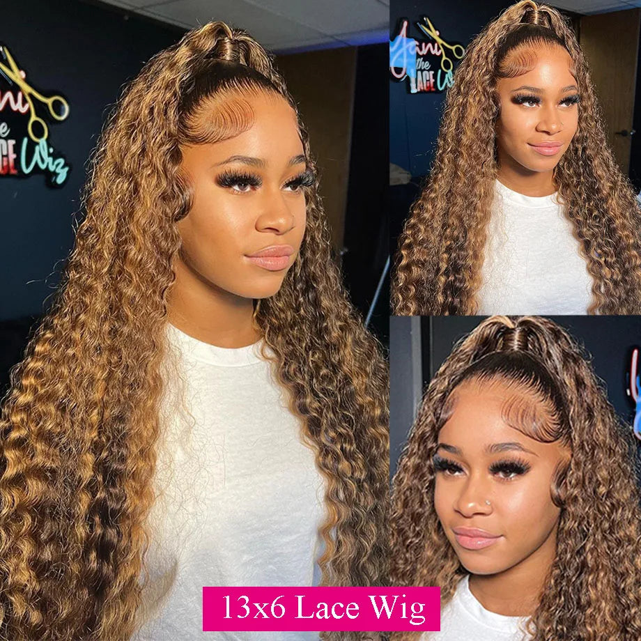 Highlight Wig Human Hair HD Lace Wig